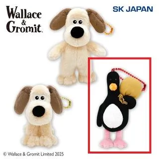 Cフェザー・マッグロウ】ウォレスとグルミット マスコット オンライン