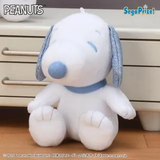 Cライトブルー】SNOOPY(TM) ぬいぐるみ デニム風(EX) オンライン
