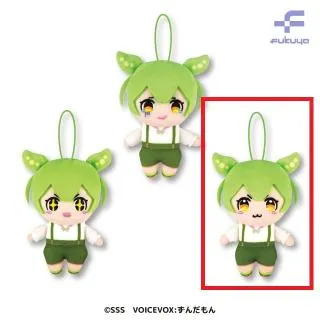 Cキリッ(口閉じ)】ずんだもん ボイスマスコットぬいぐるみ オンライン