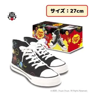 H黒×27cm】チュッパチャプス スニーカー オンラインクレーンゲーム DMM