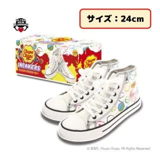 A白×24cm】チュッパチャプス スニーカー オンラインクレーンゲーム DMM