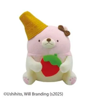 Bストロベリー】牛人のアイスクリームくまちゃんBIGぬいぐるみ