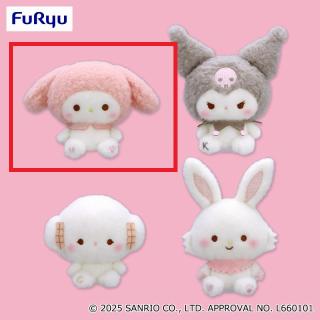 サンリオ　えらんでわたあめ　マスコット　キティ　クロミ　こぎみゅん　マイメロ Aマイメロディ】サンリオキャラクターズ ミルキーボア