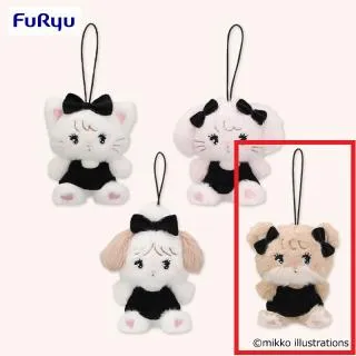 Dラテ】mikko characters BLACK RIBBON マスコット オンラインクレーン