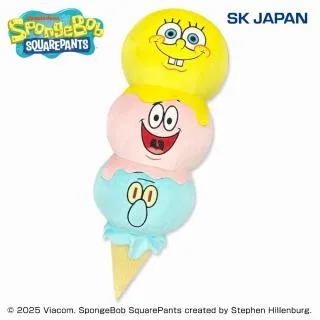 スポンジ・ボブ トリプルアイスBIGぬいぐるみ オンラインクレーン