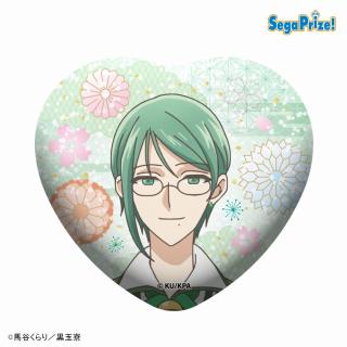 美男高校地球防衛部ハイカラ！　キラキラビッグハート缶バッジ　全10種 TVアニメ「美男高校地球防衛部ハイカラ！」キラキラビッグハート型缶