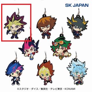 紫色のデフォルメキャラクター ストラップ A闇遊戯】遊☆戯☆王シリーズ デフォルメラバーストラップNEW