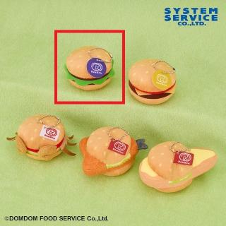 11日着【ななみ】各22個トイストーリー風&野球ハンバーガー❤︎部活お守り Cレッド(レタスなし)】ドムドムハンバーガー ボールチェーン付き