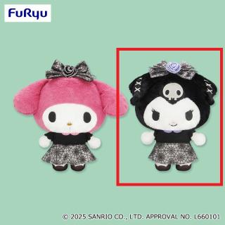 マイメロディ・クロミ ぬいぐるみ 新品全てタグ付き Bクロミ 】マイメロディ・クロミ ダークブラックBIGぬいぐるみ