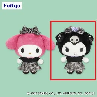 Bクロミ 】マイメロディ・クロミ ダークブラックBIGぬいぐるみ