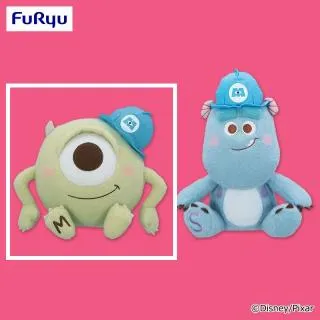 Aマイク】モンスターズ・インク ミルキーボア ヘルメットBIGぬいぐるみ