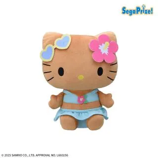 ハローキティ Lぬいぐるみ 日焼けギャルVer. オンラインクレーンゲーム