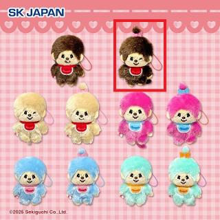 モンチッチ　カラフル マスコット　モンチッチくん　モンチッチちゃん　全種類セット Bモンチッチちゃん(ブラウン)】モンチッチ カラフルマスコット2