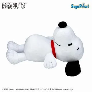 Bスヌーピー(仰向け)】SNOOPY(TM) ぬいぐるみ スタンダード(EX