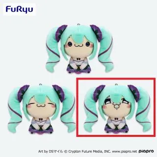 Cむはっ(口開け)】初音ミク もちぴこぬいぐるみーあさがおー