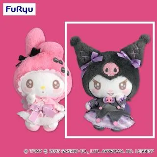 Bクロミ】LiccA×My Melody Kuromi おもちゃ箱入りBIGぬいぐるみ