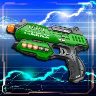 Cグリーン】バトルシューティングレーザーガン 3 オンラインクレーン