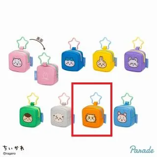 Gシーサー】ちいかわ カラビナつき刺繍スクエアミニポーチ オンライン