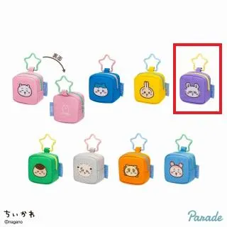 Dモモンガ】ちいかわ カラビナつき刺繍スクエアミニポーチ オンライン