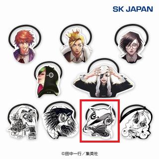 H:叶黎明B(モノクロ)】ジャンケットバンク アクリルヘアゴム