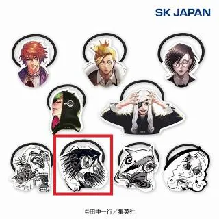 【送料込】ジャンケットバンク 村雨礼二 特典等グッズ20点セット G:村雨礼二B(モノクロ)】ジャンケットバンク アクリルヘアゴム