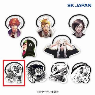 F:獅子神敬一B(モノクロ)】ジャンケットバンク アクリルヘアゴム