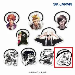 I:天堂弓彦B(モノクロ)】ジャンケットバンク アクリルヘアゴム