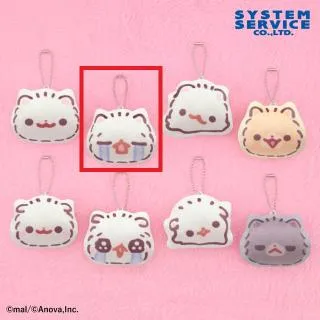 Aもち(ノーマル/耳上げ)】ポメラニアンもち もちもちマスコットキー