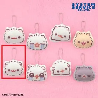 Eしらたま(ノーマル/耳下げ)】ポメラニアンもち もちもちマスコット