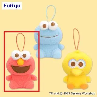 Aエルモ】セサミストリート ふんわりマスコット オンラインクレーン
