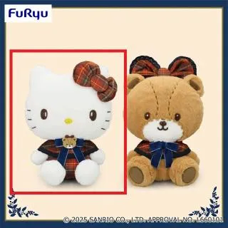 Aハローキティ】ハローキティ ティータイムパーティーBIGぬいぐるみ