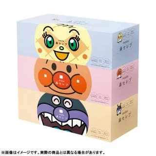 ネピア アンパンマン鼻セレブティシュ360枚(180組)3コパック