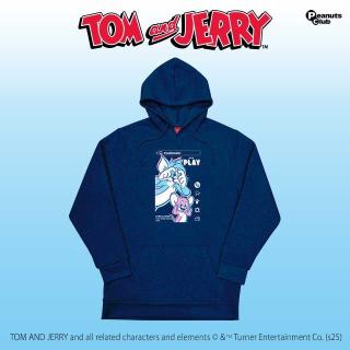 Bネイビー】トムとジェリー スウェットパーカー オンラインクレーン