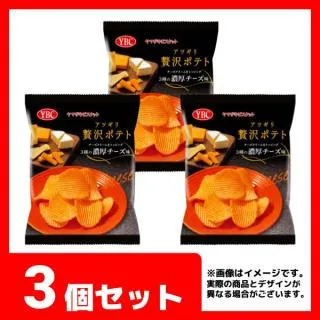 3個セット】ヤマザキビスケット アツギリ贅沢ポテト3種の濃厚チーズ
