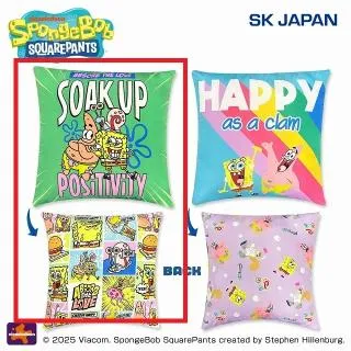 SPONGEBOB(スポンジボブ)とMOLO(マイロ)のコラボクッション SPONGEBOB(スポンジボブ)とMOLO(マイロ)のコラボクッション 【公式通販】