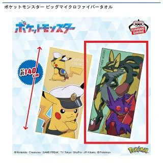 デザインB(メガルカリオ&メガヤミラミ)】ポケットモンスター ビッグ