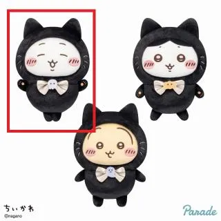 ちいかわ 黒猫 ぬいぐるみ 30個セット まとめ売り 予約】ちいかわ 黒猫のマスコット（ハチワレ）【2024年10月中旬より
