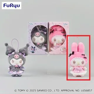 Aマイメロディにっこり(口閉じ)】LiccA×My Melody Kuromi おもちゃ