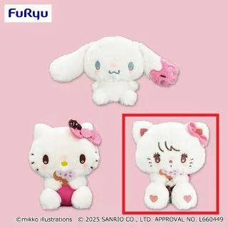 【超大人気】mikko♡ムースぬいぐるみセット^_^ mikko characters BLACK RIBBON BIGぬいぐるみ〜ムース＆キャミー