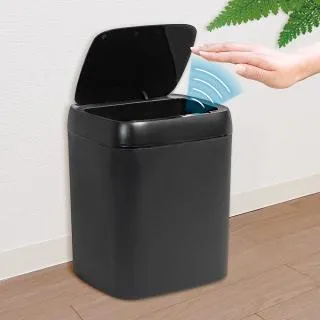 Bブラック】9L自動開閉センサーダストボックス6 オンラインクレーン