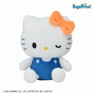 Aウインク(オレンジ)】ハローキティ マスコット いろいろ表情Ver