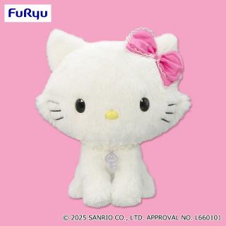 チャーミ―キティ おすましBIGぬいぐるみ オンラインクレーン