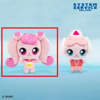 Aハチュピン】キラキラ キャッチ!ティニピン ぬいぐるみBIG ピンク