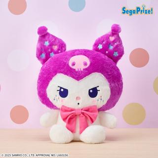 Aシナモロール】サンリオキャラクターズ ダークブラックぬいぐるみ①