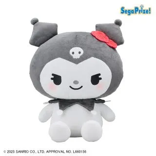【未使用】クロミ　ゆるかわ 　マスコット　ぬいぐるみ　サンリオ　レア Aバラ】ゆるかわ サンリオキャラクターズ Lぬいぐるみ“クロミ” KUROMI