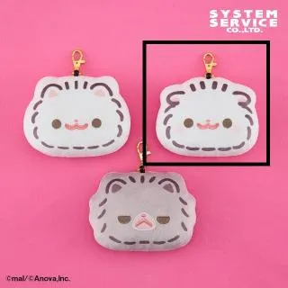 Bしらたま(垂れ耳)】ポメラニアンもち ぬいぐるみパスケース