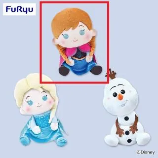 Aアナ】アナと雪の女王 こてっとぺったん BIGぬいぐるみ オンライン