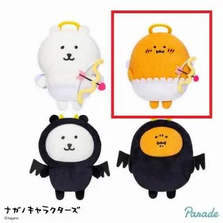 B天使もぐらコロッケ】ナガノキャラクターズ 天使&悪魔ぬいぐるみ