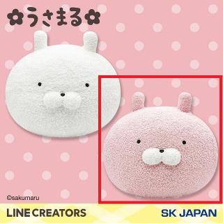 Bうさこ(桃)】うさまる フェイスBIGぬいぐるみ オンラインクレーン
