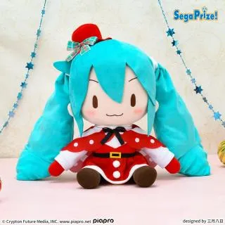 初音ミク クリスマス ぬいぐるみ 8個 初音ミクシリーズ ふわぷち LLぬいぐるみ“初音ミク-クリスマス